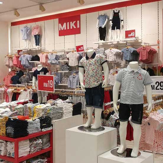 1987: Kids' wear was launched
